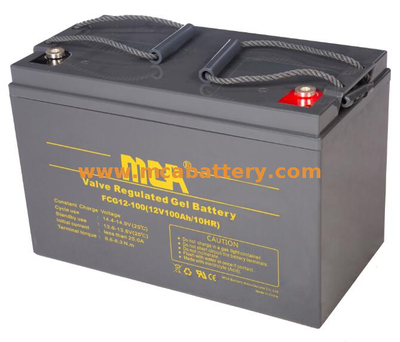 Batería de gel de almacenamiento estacionaria de 12V para el hogar